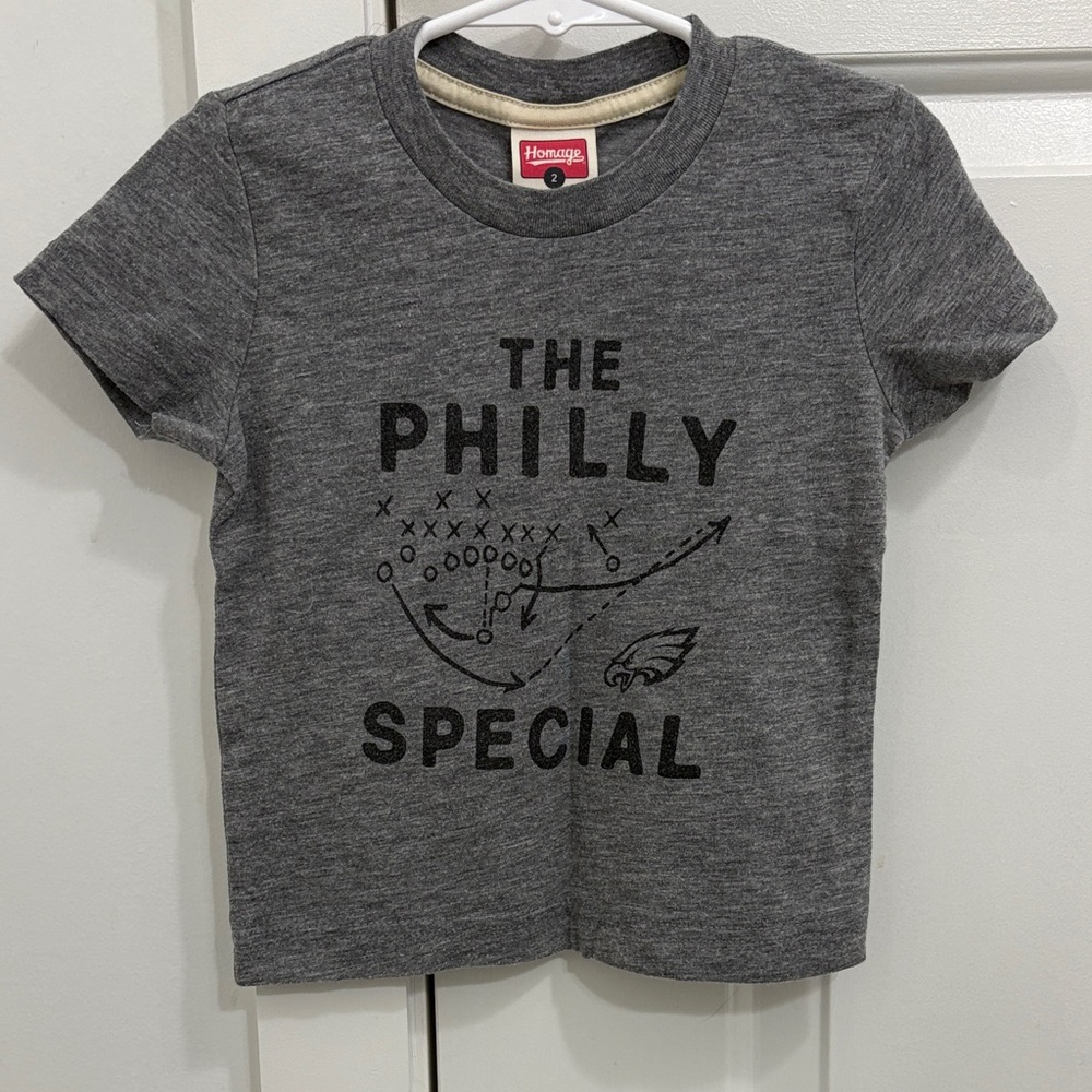 HOMAGE Gray Kids Tee - The Philly Special
